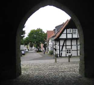 Blick zurück zur Osthofenstraße
