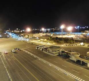 Abends vor der Abfahrt