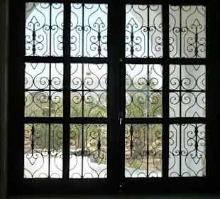 Fenster am Museumseingang