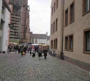 Altstadt Freiburg Markt am Münster