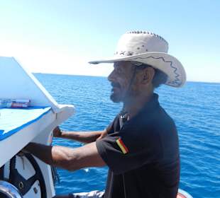 Cptn Hamada in seinem Element