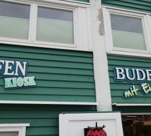 Die BUDE MIT EIS auf Helgoland, Südhafen