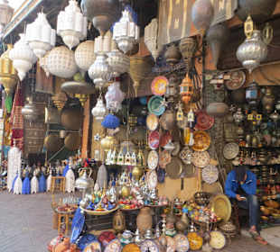 Unterwegs in der Altstadt von Marrakesch