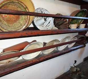 Küche eines Bauernhauses im Freilandmuseum