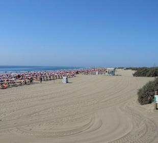 Der Strand von Playa del Ingles