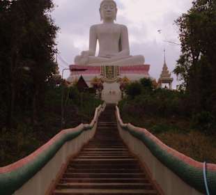 Weißer Buddha