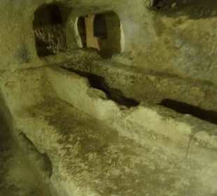 In den Katakomben unterwegs