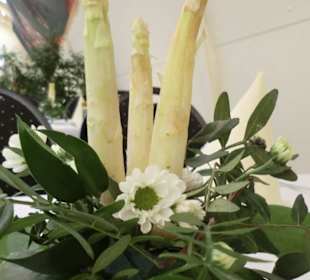 Spargel Tischdekoration