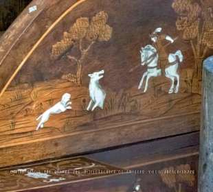 "Italienischer Salon": Detail Sekretär