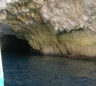 Blick in die Grotte