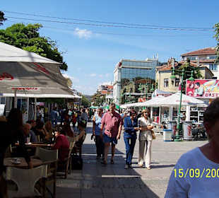 Shoppingmeile in Burgas