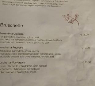 Speisekarte Stand: 06/2023