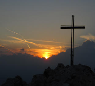 Sonnenuntergang Weißhorn