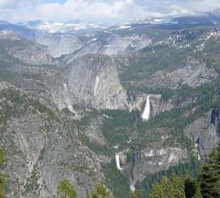 Weitsicht vom Yosemite Nationalpark in Kalifornien