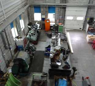 Blick in die Werkstatt des Museums