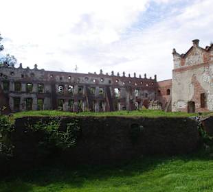 Ruiny zamku w Krupem