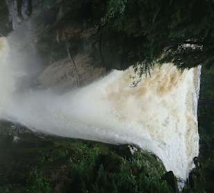 Wodospad Szklarki latem