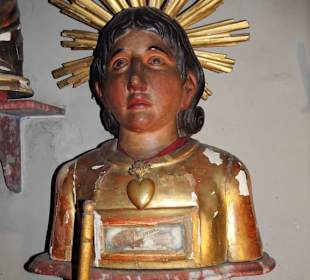 Reliquienschrein in der Kirche von Argelès-sur-mer