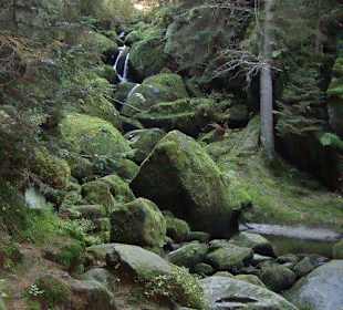 Wasserfall im Oktober