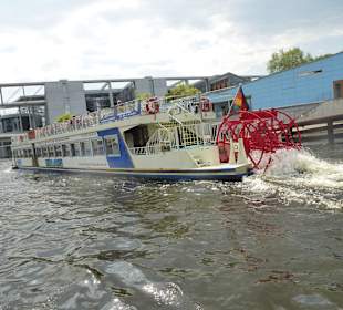 Der Raddampfer im Einsatz