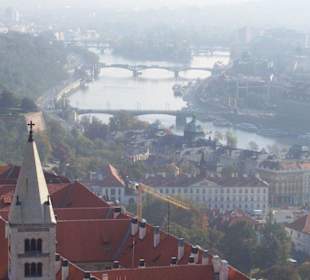Blick auf die Moldau