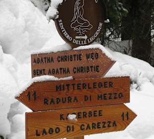 Wanderwege rund um den Karersee