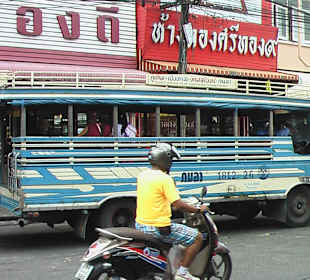 Sammelpunkt in der Stadt