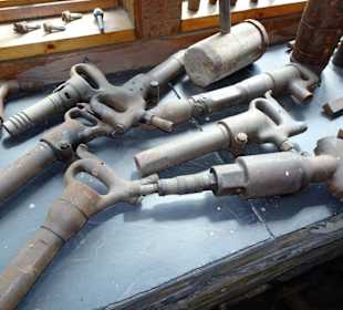 Presslufthammer zum Schieferabbau