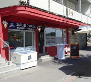 Außenansicht des Restaurants "Il Pescatore"