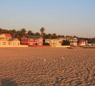 Häuser am Strand von Swakopmund