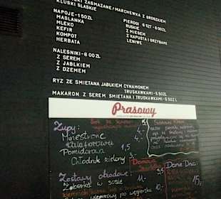 Bar Prasowy - menu stałe/zmienne