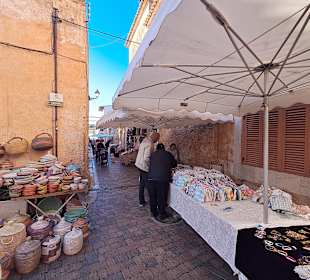 Wochenmarkt Santanyi in Santanyí