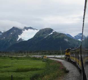 Erste Gletscher kommen in Sicht