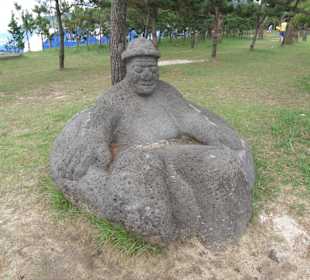 Statua tipica a Jejudo