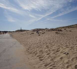Weg zum Kap mit Leuchtturm