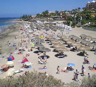 Playa del Duque von oben