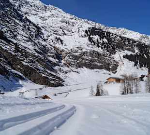 Langlaufloipe - Einstieg direkt vor der Haustür