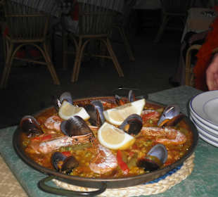 Paella im "Sol de Oro" - lecker