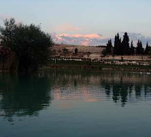 Памуккале вечером