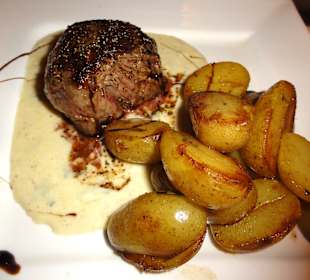 Filetsteak in Gorgonzolasauce