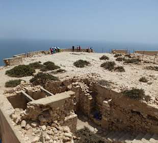 Blick auf das Gelände der Ruine der Kasbah