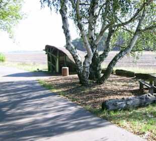 Strecke mit Rastplatz