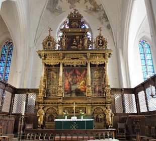 Der Altar der Kirche St. Marien