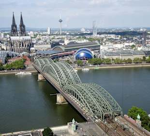 Die Aussicht vom KölnTriangle