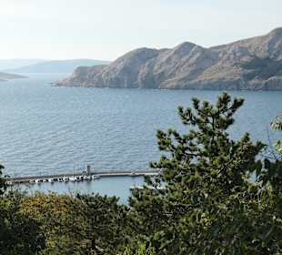 Bei einer schönen Bergwanderung bei Baška