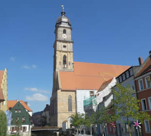 In der Altstadt von Amberg: Basilika St. Martin
