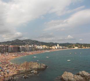 Der Strand von Lloret de Mar
