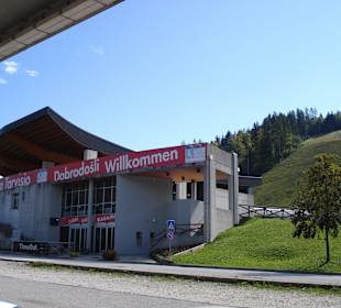 Berbahn-Station unten, Monte Lussari