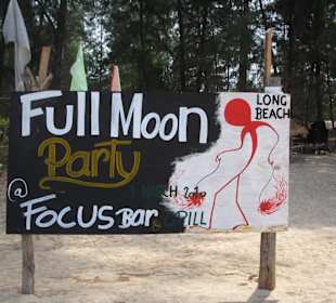 Fullmoon Party am Strand
