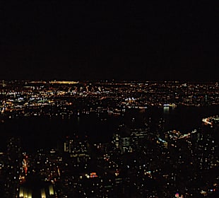 Nachtblick vom Empire State Building
